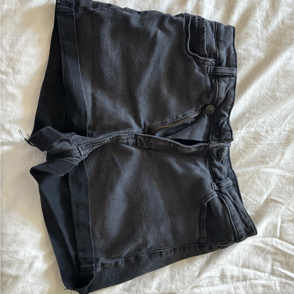 American Eagle Outfitters Charcoal Denim Shorts